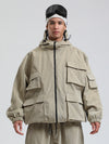 Veste de snowboard ample et oversize en polaire Gsou Snow Alpine Cruiser pour homme
