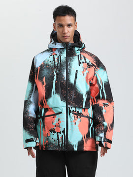 Veste de ski Gsou Snow pour homme, résistante et fonctionnelle, idéale pour la montagne.