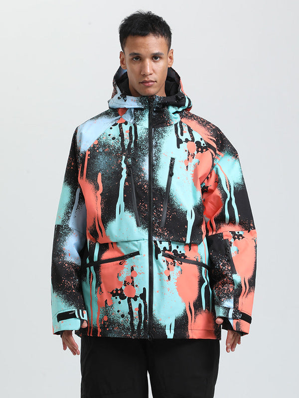 Veste de ski Gsou Snow pour homme, résistante et fonctionnelle, idéale pour la montagne.