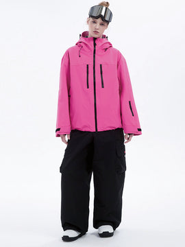 Combinaison de ski thermique 3L Mountain Pro pour femme, résistante et adaptée à toutes les conditions météorologiques.