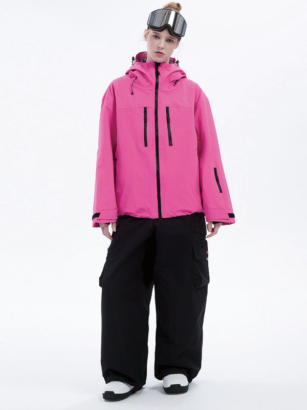Combinaison de ski thermique 3L Mountain Pro pour femme, résistante et adaptée à toutes les conditions météorologiques.