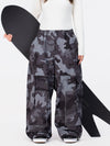 Pantalon de neige ample Nightline Park Rider pour femme, avec bandes réfléchissantes et poches cargo.
