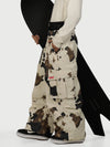 Pantalon de neige cargo ample et fonctionnel pour homme, avec ceinture utilitaire et poches multiples.