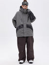 Ensemble de ski Chillform pour femme, camouflage réfléchissant – Veste Glow Trail et pantalon de ski ample