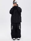 Ensemble veste de ski réfléchissante NightRide Chill pour femme et pantalon cargo ample