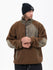 Pull en polaire chaude style sherpa pour homme, idéal pour la montagne
