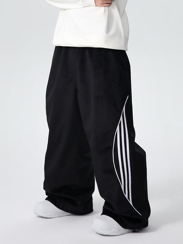 Pantalon de neige ample en polaire ChillTech unisexe surdimensionné Searipe pour homme