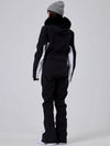 Combinaison de ski intégrale en fausse fourrure Alpine Elegance pour femme