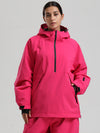 Veste anorak de snowboard Gsou Snow pour femme, résistante et au style urbain.