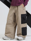 Pantalon de snowboard ample et oversize Gsou Snow Powder Chaser pour femme