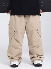 Pantalon de ski ample à poches cargo pour homme, style Mountain Chill Swag