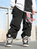 Pantalon de ski ample John Snow pour homme, style urbain et swag