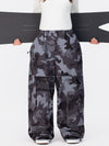 Pantalon de neige ample Nightline Park Rider pour femme, avec bandes réfléchissantes et poches cargo.