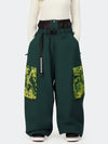 Pantalon de snowboard cargo ample et freestyle Hyper Flux Urban Graffiti pour femme - Park Rider