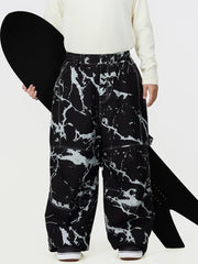 Pantalon de ski ample UrbanCraft Workwear pour homme, avec conception offrant une mobilité accrue des genoux.