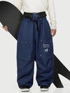 Pantalon de ski cargo utilitaire Camden Punk Rivet Street pour homme – Coupe ample et décontractée