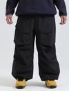 Pantalon de ski ample Gsou Snow Urban Slope KneeFlex pour homme, avec poches cargo.