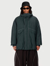 Veste de ski utilitaire réfléchissante UrbanCraft pour homme – Coupe streetwear