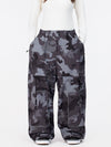 Pantalon de neige ample Nightline Park Rider pour femme, avec bandes réfléchissantes et poches cargo.