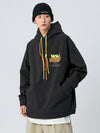 Sweat à capuche ample de snowboard Nandn Mountain Chill Out pour femme