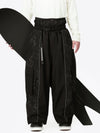 Pantalon de neige extra ample Wild Motion pour homme, à blocs de couleurs réfléchissants.