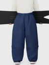 Pantalon de neige cargo utilitaire UrbanCraft pour homme, à double genouillère et empiècements renforcés par rivets