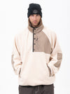 Pull en polaire chaude style sherpa pour homme, idéal pour la montagne
