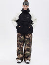 Ensemble veste bomber et pantalon ample pour femme, motif camouflage montagne freestyle
