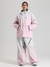Combinaisons de ski amples Gsou Snow pour femmes, style montagne durable.