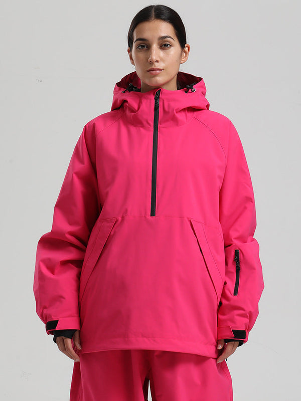 Veste anorak de snowboard Gsou Snow pour femme, résistante et au style urbain.