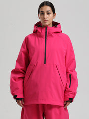 Veste anorak de snowboard Gsou Snow pour femme, résistante et au style urbain.