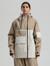 Veste de snowboard cargo hybride Gsou Snow Terrain Flow FlexZip pour femme