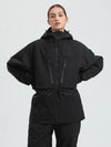 Veste de ski cargo multifonctionnelle Gsou Snow pour femme, résistante et performante.