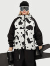 Veste de ski freestyle multifonctionnelle et résistante pour femme, style urbain.