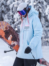 Sweat à capuche ample de snowboard Nandn Mountain Chill Out pour femme