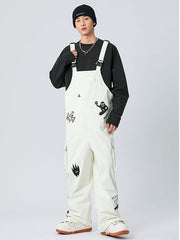 Salopette de snowboard imperméable ample Nandn SnowSlope pour homme