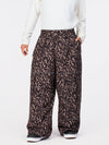 Pantalon de neige ample Nightline Park Rider pour homme, avec bandes réfléchissantes et poches cargo.