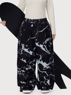 Pantalon de ski ample UrbanCraft Workwear pour femme, avec conception offrant une meilleure mobilité des genoux