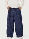 Pantalon de ski cargo utilitaire extensible et résistant Techline pour homme – Coupe ample et décontractée
