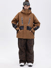 Ensemble de ski Chillform pour femme, camouflage réfléchissant – Veste Glow Trail et pantalon de ski ample