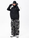 Ensemble veste bomber et pantalon ample pour homme, motif camouflage montagne freestyle