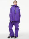Combinaisons de ski thermiques coupe-vent pour hommes, avec salopette, idéales pour la montagne hors-piste.