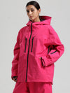 Veste de ski Gsou Snow pour femme, résistante, isolée et coupe-vent, type Mountain Pro.