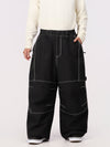 Pantalon de ski ample UrbanCraft Workwear pour homme, avec conception offrant une mobilité accrue des genoux.