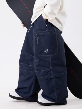 Pantalon/short cargo utilitaire ample Wild Soul Steeze HypeShred pour homme