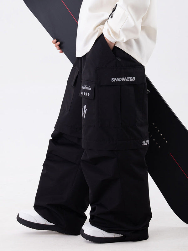 Pantalon/short cargo ample Wild Soul Steeze Shred Master pour homme