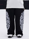 Pantalon de neige cargo réfléchissant à motif swaggy pour homme, toutes saisons