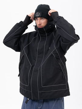 Veste de ski réfléchissante All Weather Mountain Chill pour homme – Ski nocturne et snowboard
