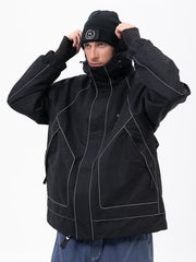 Veste de ski réfléchissante All Weather Mountain Chill pour homme – Ski nocturne et snowboard