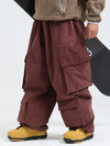 Pantalon de snowboard ample et oversize en polaire Gsou Snow Alpine Cruiser pour homme